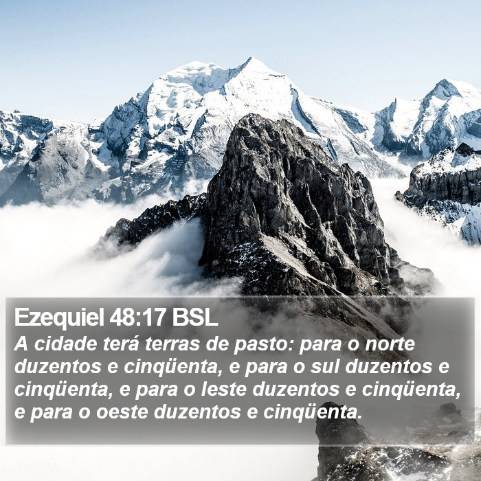 Ezequiel 48:17 BSL Bible Study