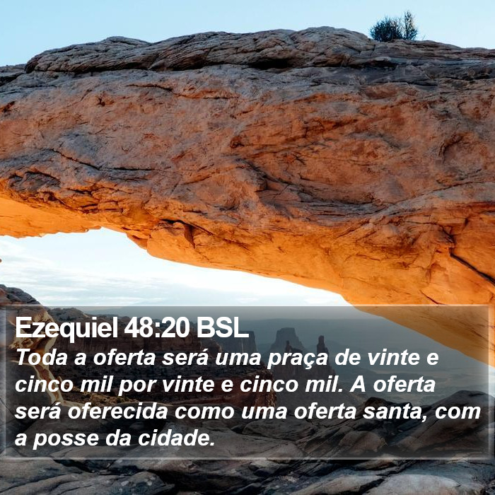 Ezequiel 48:20 BSL Bible Study