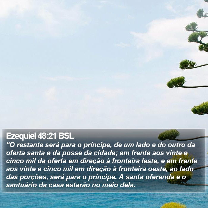 Ezequiel 48:21 BSL Bible Study