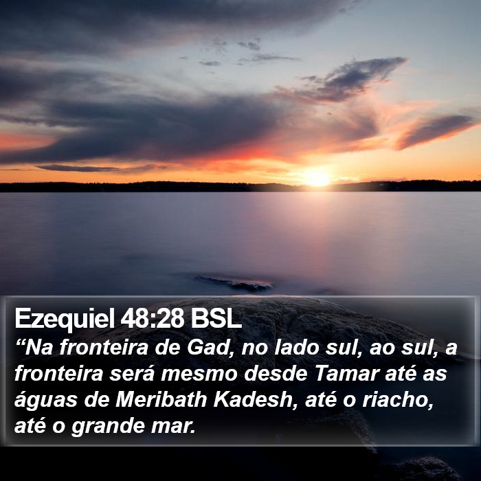 Ezequiel 48:28 BSL Bible Study