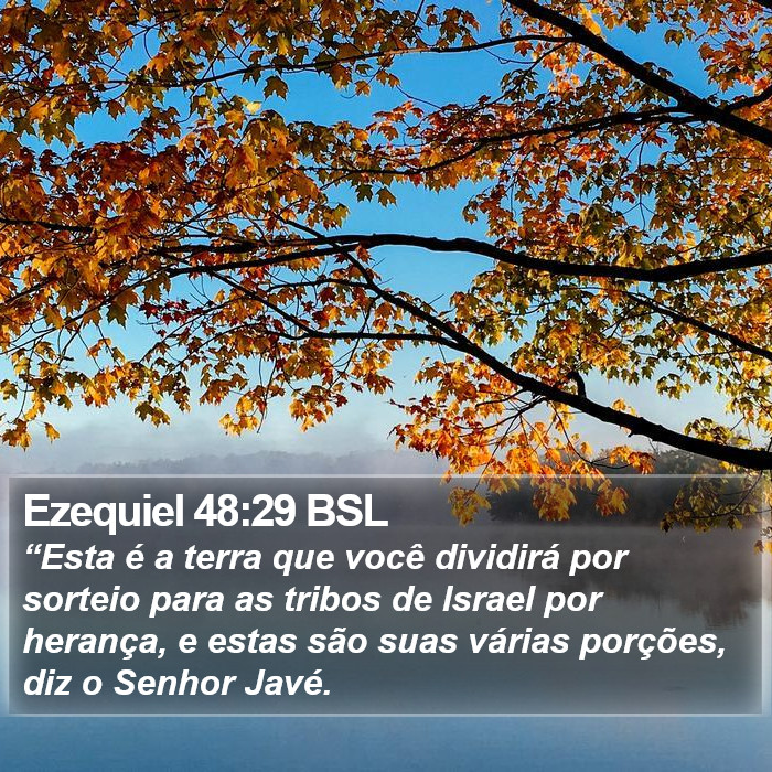 Ezequiel 48:29 BSL Bible Study