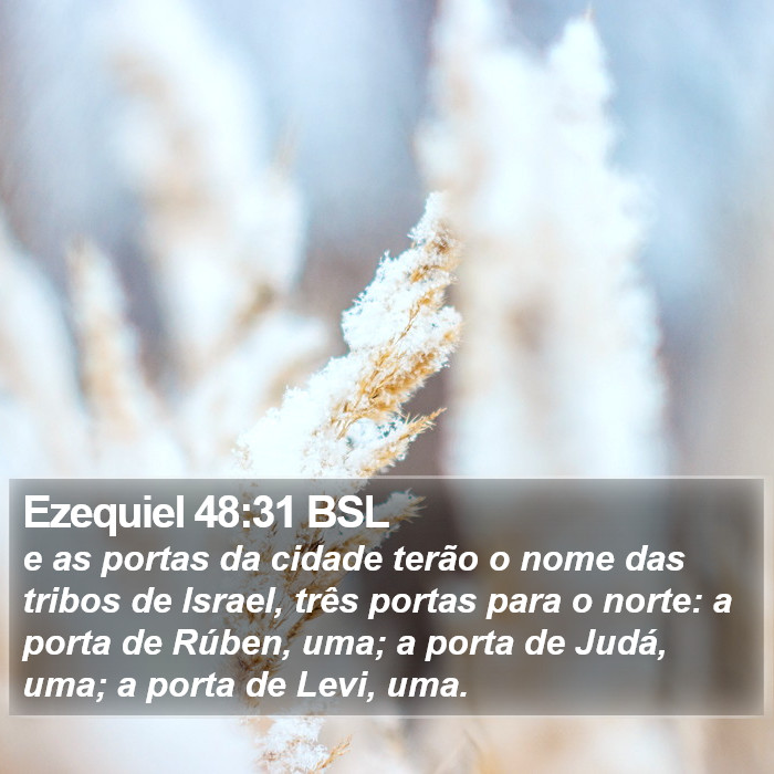 Ezequiel 48:31 BSL Bible Study