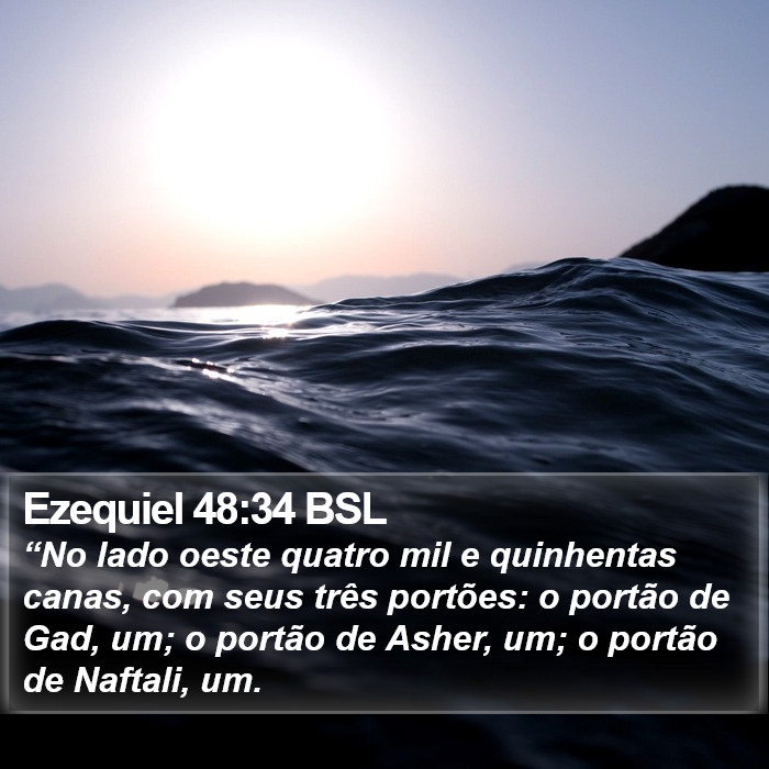 Ezequiel 48:34 BSL Bible Study