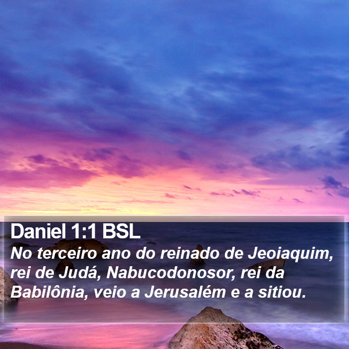 Daniel 1:1 BSL Bible Study