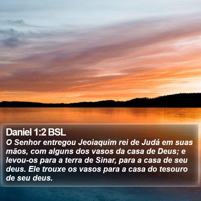 Daniel 1:2 BSL Bible Study