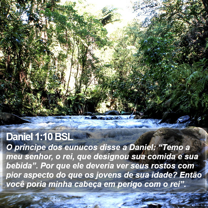 Daniel 1:10 BSL Bible Study