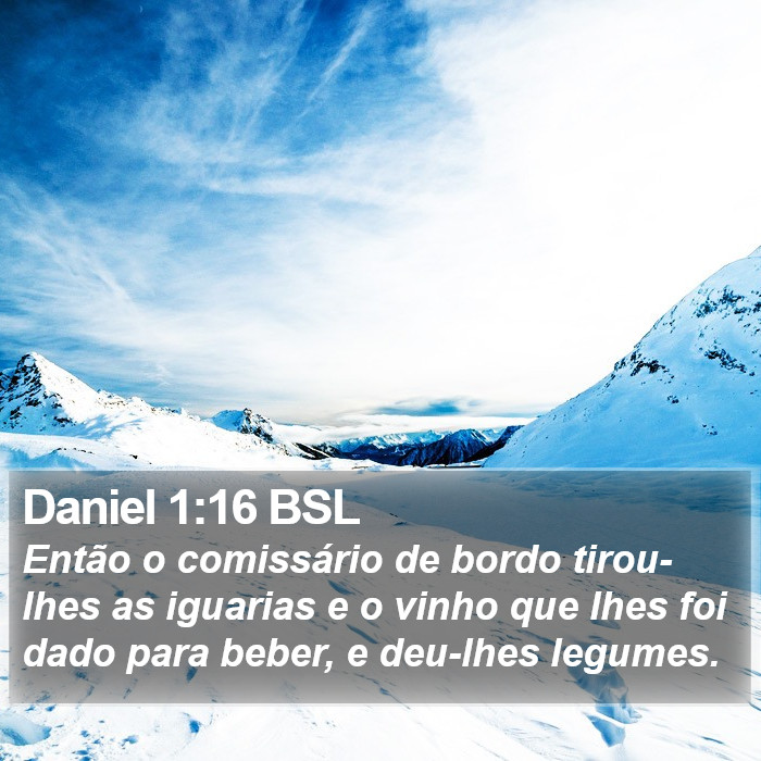 Daniel 1:16 BSL Bible Study