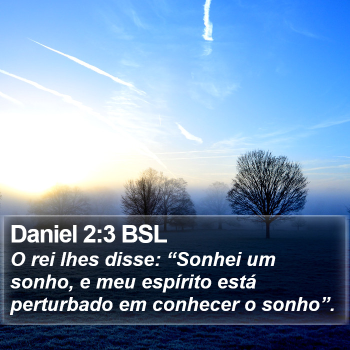 Daniel 2:3 BSL Bible Study