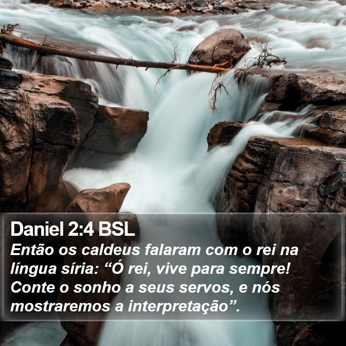 Daniel 2:4 BSL Bible Study