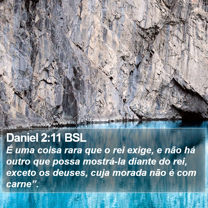Daniel 2:11 BSL Bible Study