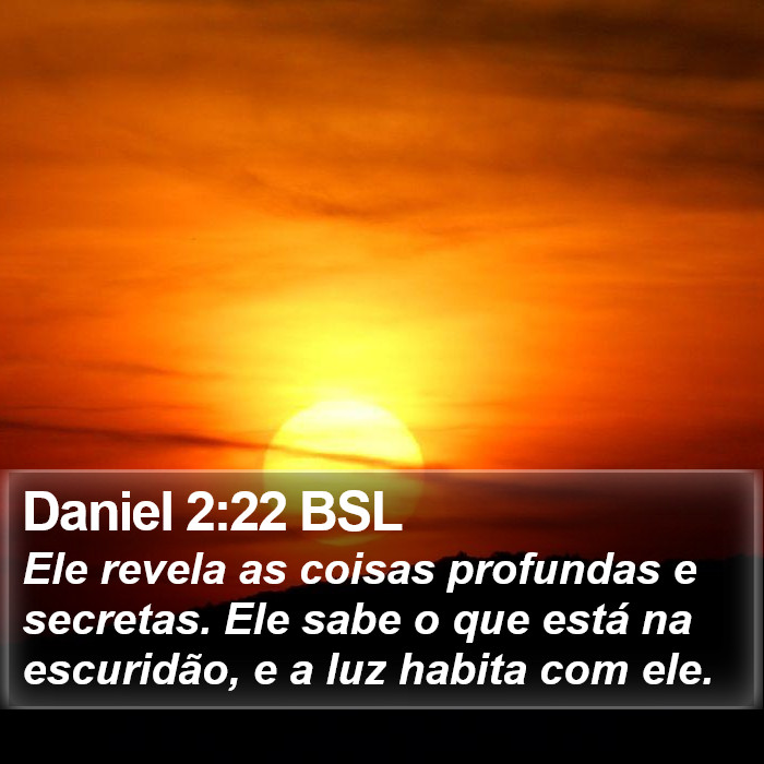 Daniel 2:22 BSL Bible Study