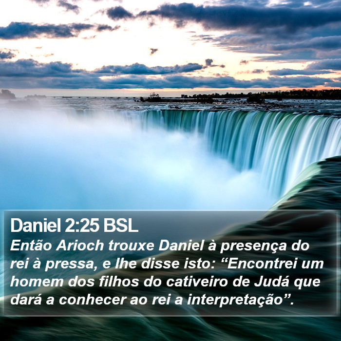 Daniel 2:25 BSL Bible Study
