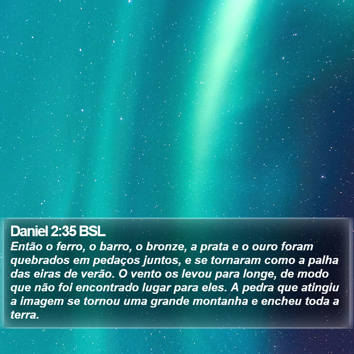 Daniel 2:35 BSL Bible Study
