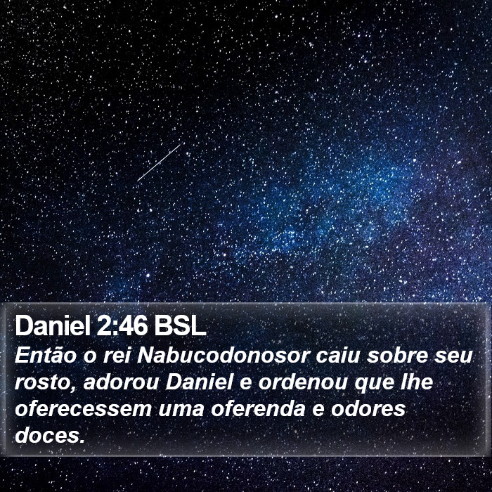 Daniel 2:46 BSL Bible Study