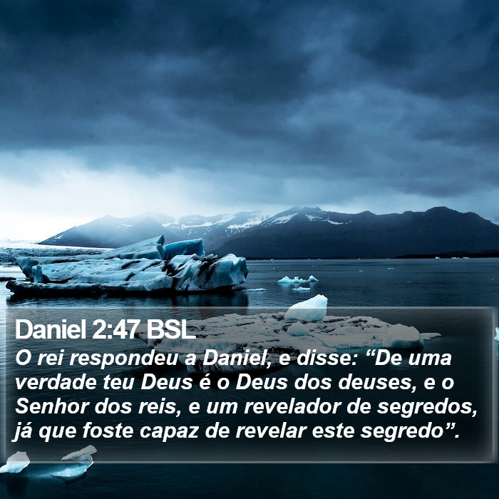 Daniel 2:47 BSL Bible Study
