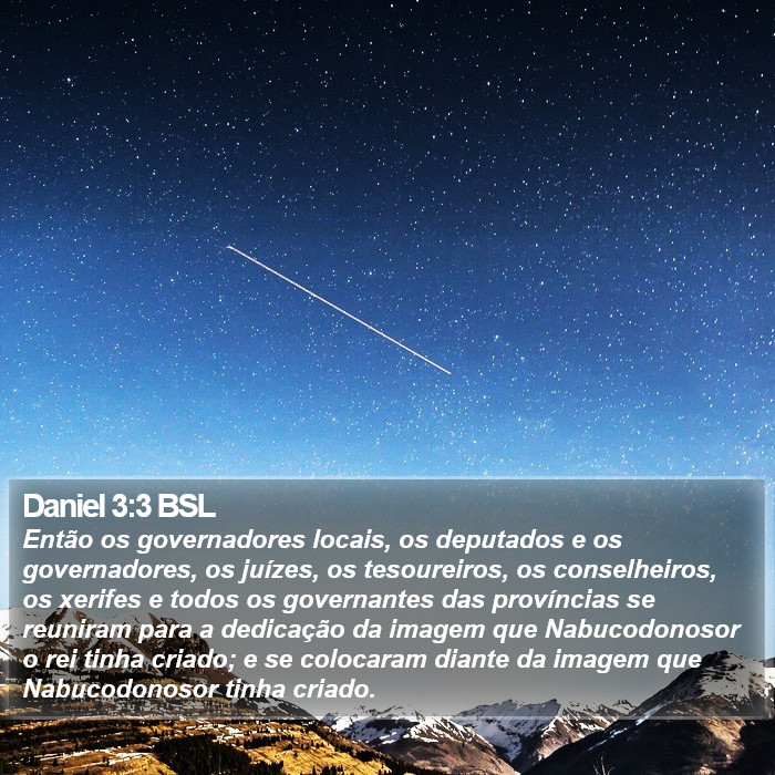 Daniel 3:3 BSL Bible Study