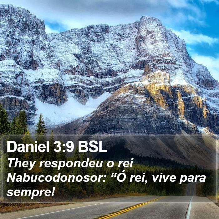 Daniel 3:9 BSL Bible Study