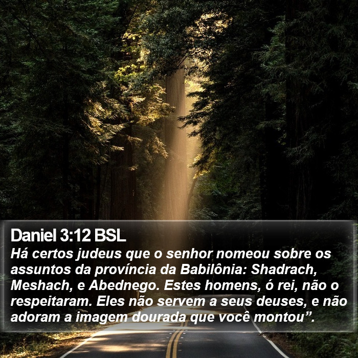 Daniel 3:12 BSL Bible Study
