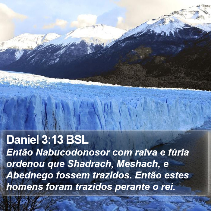 Daniel 3:13 BSL Bible Study