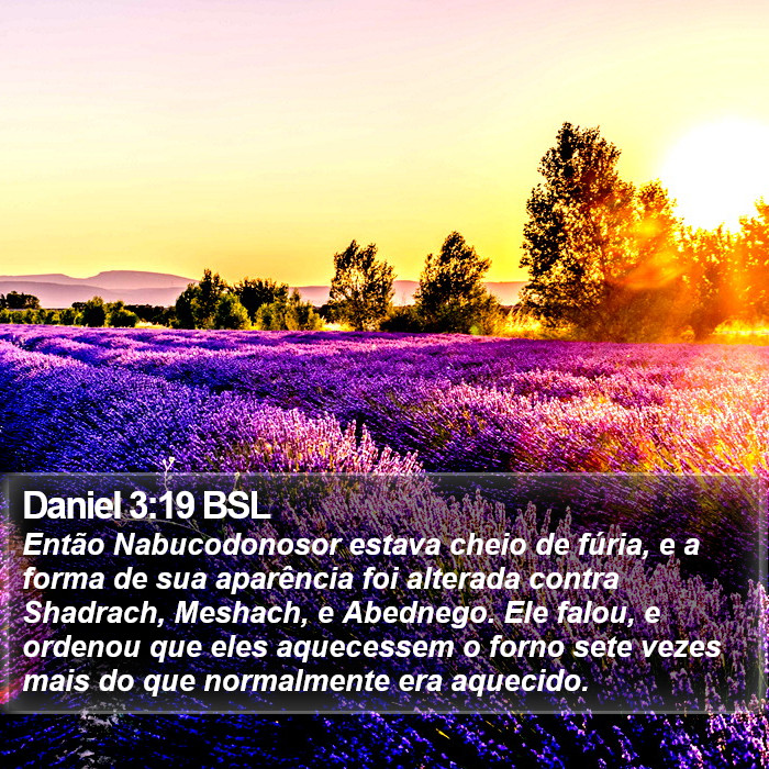Daniel 3:19 BSL Bible Study