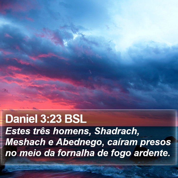 Daniel 3:23 BSL Bible Study