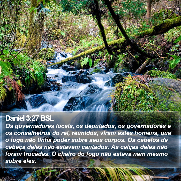 Daniel 3:27 BSL Bible Study
