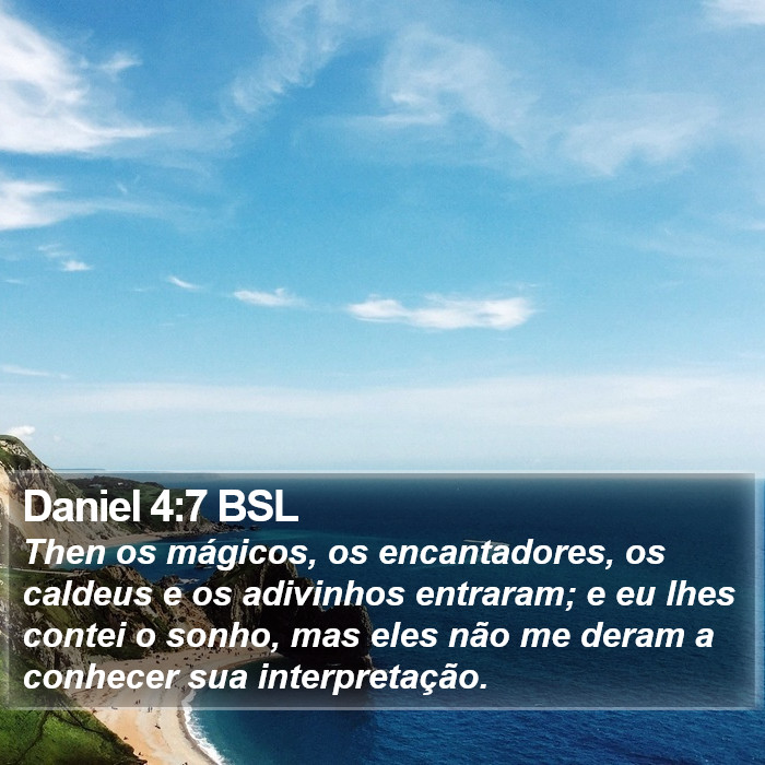 Daniel 4:7 BSL Bible Study