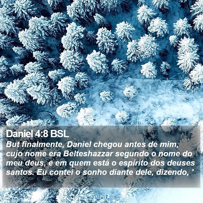 Daniel 4:8 BSL Bible Study