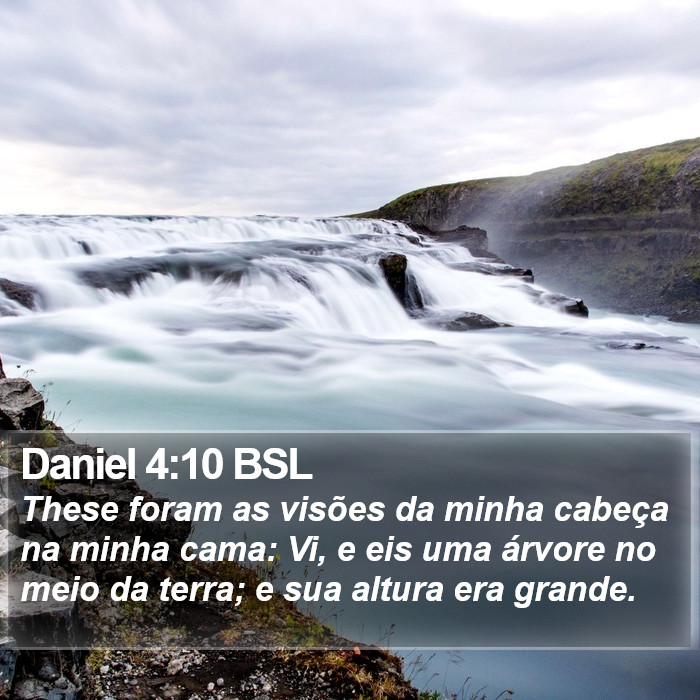 Daniel 4:10 BSL Bible Study