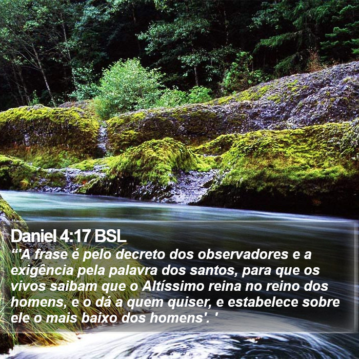 Daniel 4:17 BSL Bible Study