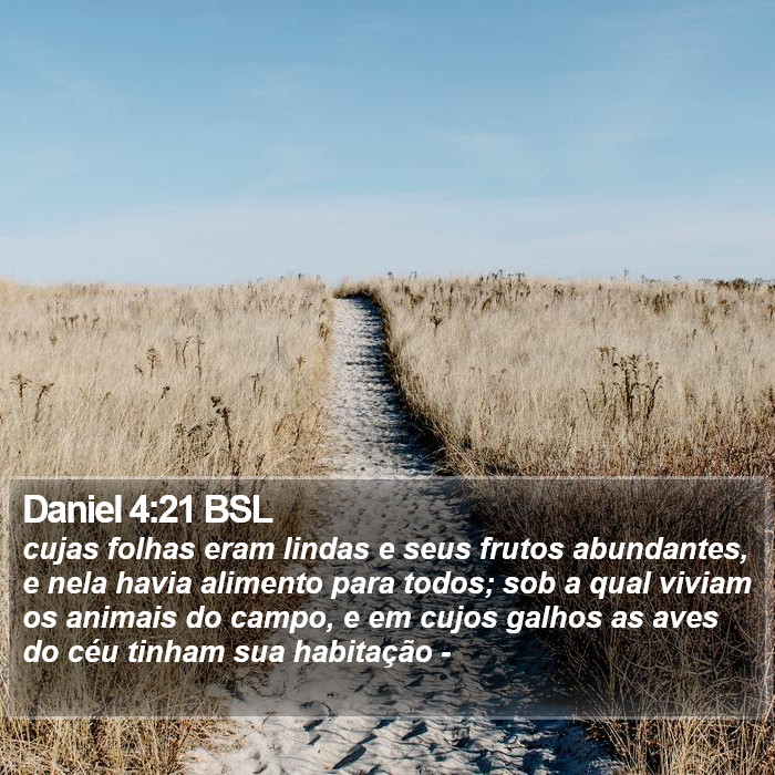 Daniel 4:21 BSL Bible Study