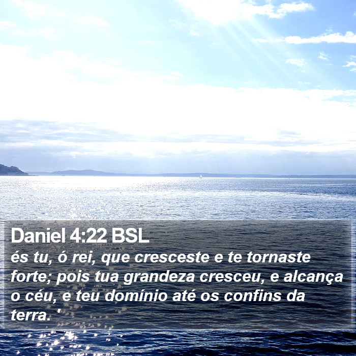 Daniel 4:22 BSL Bible Study