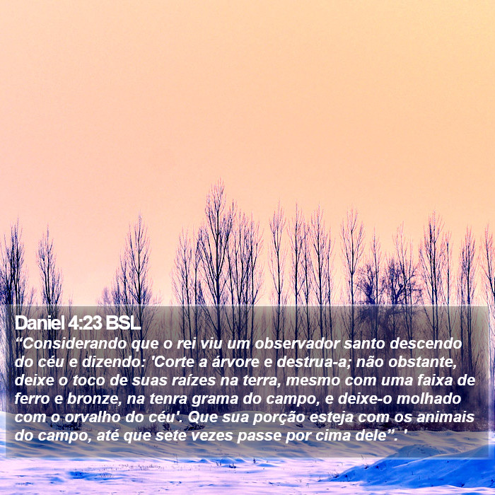 Daniel 4:23 BSL Bible Study