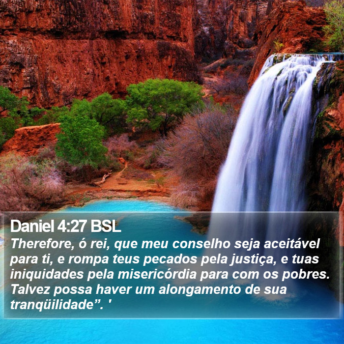 Daniel 4:27 BSL Bible Study