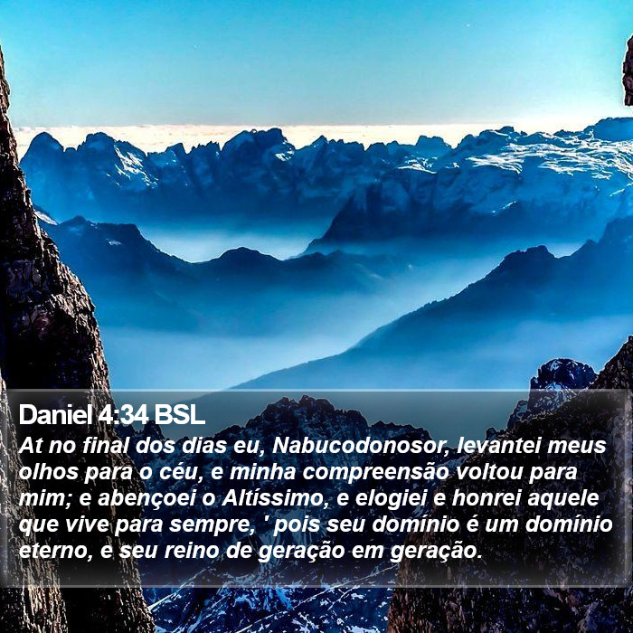 Daniel 4:34 BSL Bible Study