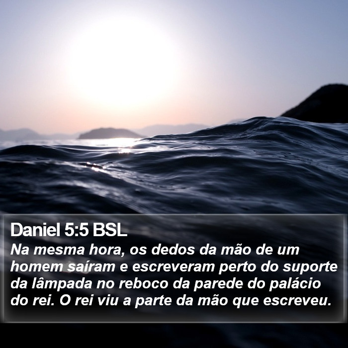 Daniel 5:5 BSL Bible Study
