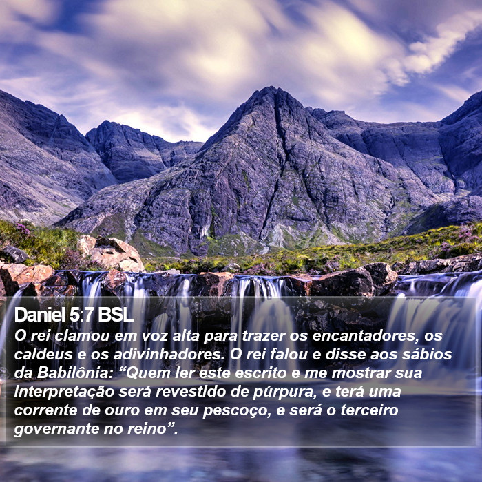 Daniel 5:7 BSL Bible Study