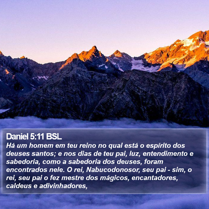 Daniel 5:11 BSL Bible Study