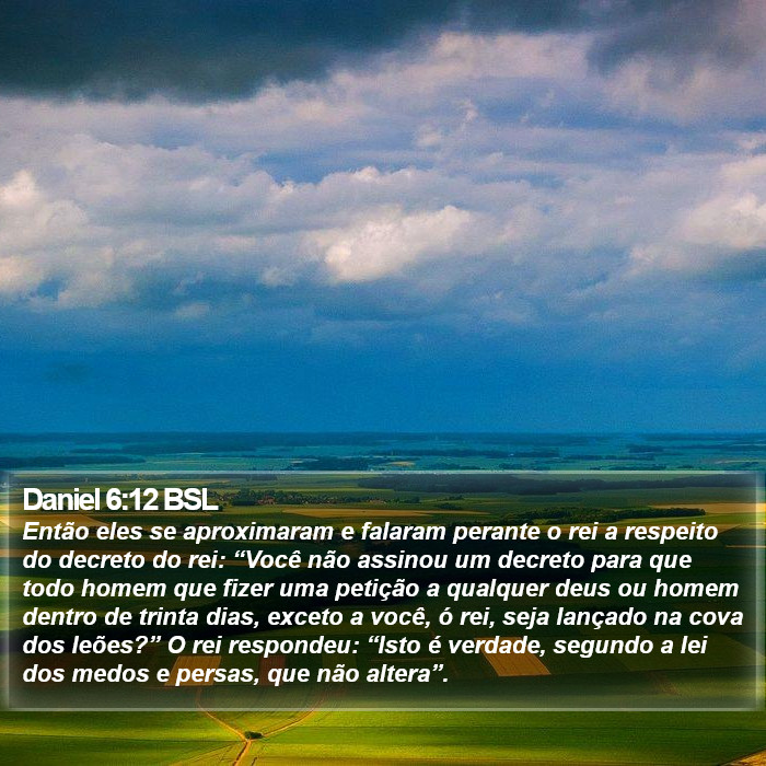 Daniel 6:12 BSL Bible Study