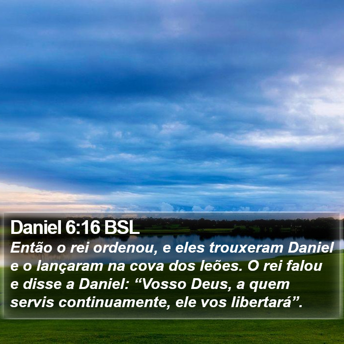 Daniel 6:16 BSL Bible Study