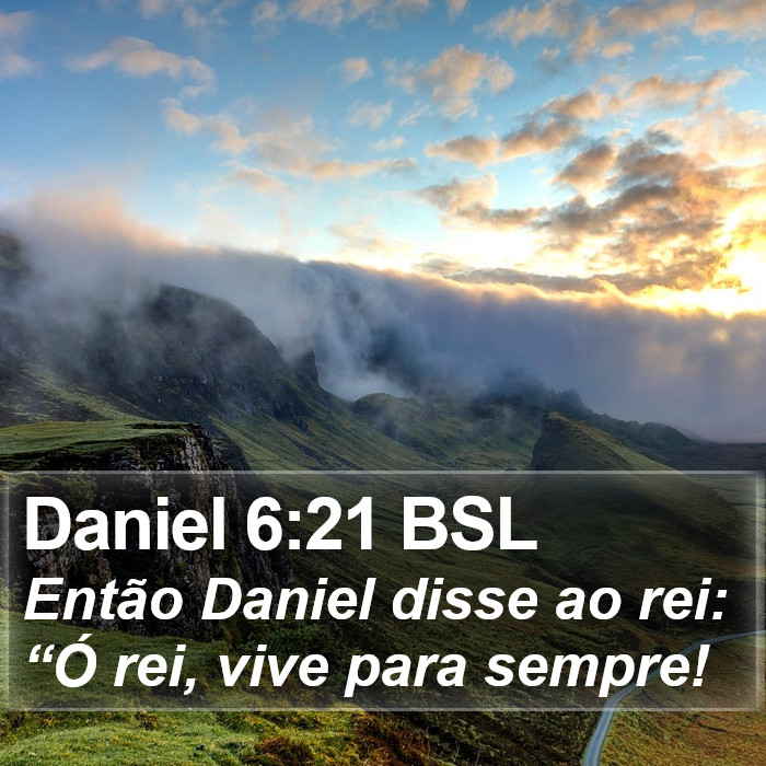 Daniel 6:21 BSL Bible Study