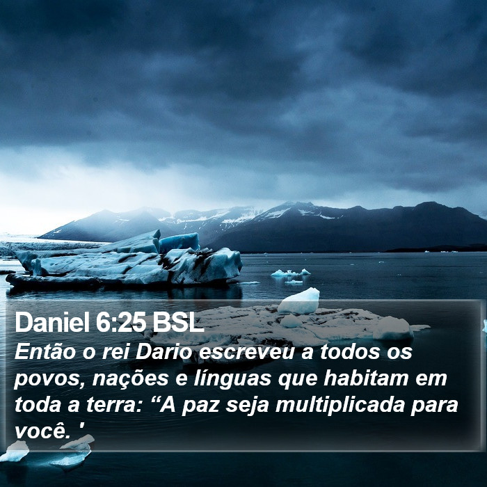 Daniel 6:25 BSL Bible Study