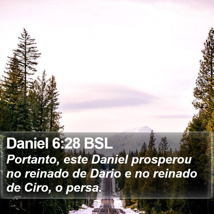 Daniel 6:28 BSL Bible Study