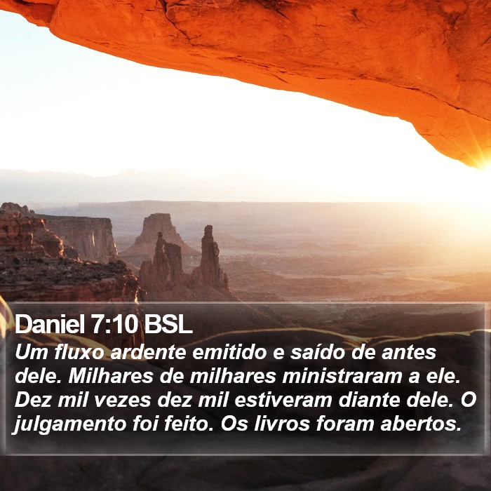 Daniel 7:10 BSL Bible Study