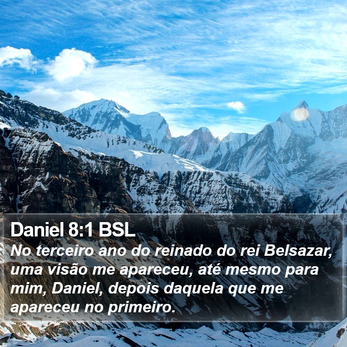 Daniel 8:1 BSL Bible Study