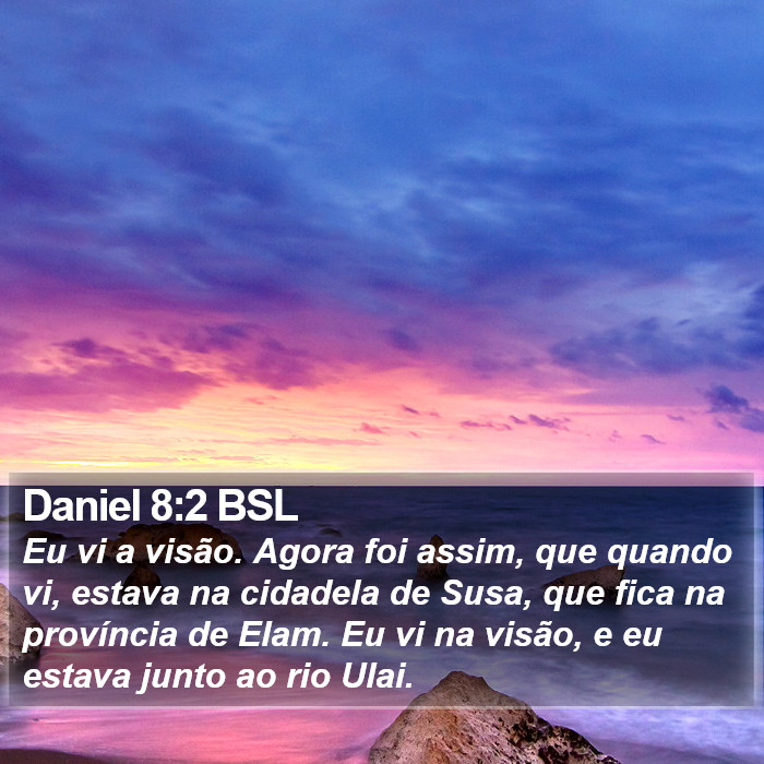 Daniel 8:2 BSL Bible Study