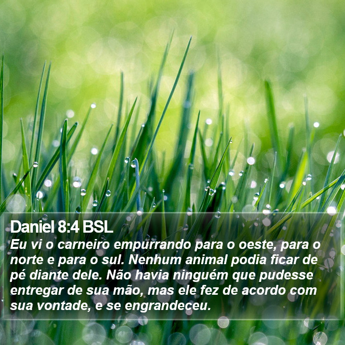 Daniel 8:4 BSL Bible Study