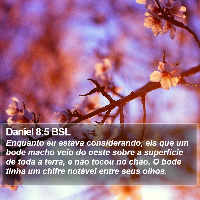 Daniel 8:5 BSL Bible Study