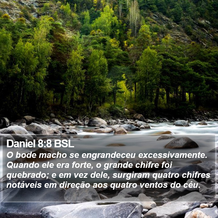 Daniel 8:8 BSL Bible Study