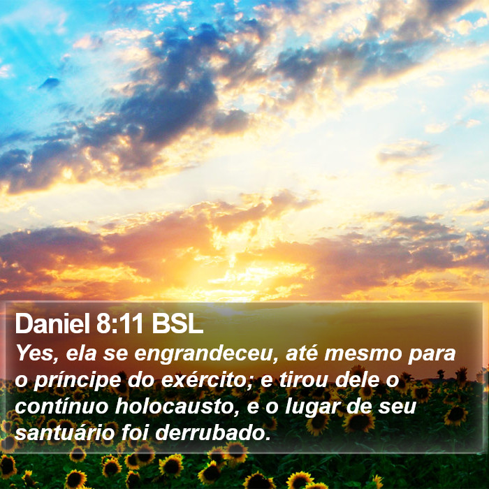 Daniel 8:11 BSL Bible Study